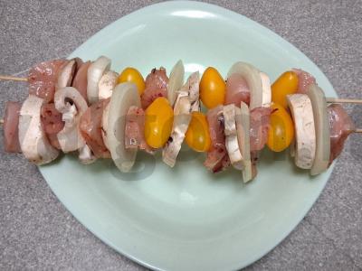 Vištienos krūtinėlės šašlykai apelsinų sultyse Žingsnis 4