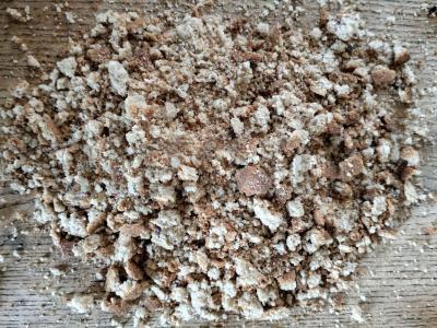 Švelnus avižinių sausainių tortas su varške ir bananais be kepimo Žingsnis 9