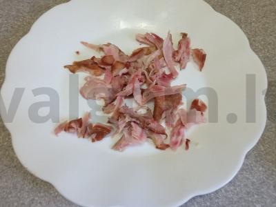 Žalios lęšės ir rūkyta vištienos nugarinė sriuba Žingsnis 3