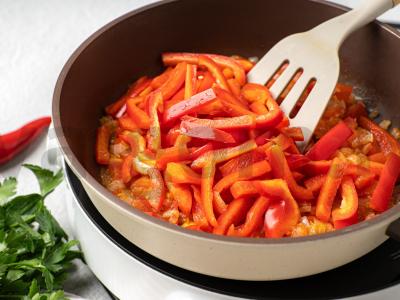 Baklažanų ruošinys žiemai Žingsnis 4