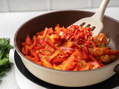 Baklažanų ruošinys žiemai Žingsnis 5