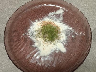 Kiaulienos filė kotletai su džiovintu česnaku Žingsnis 3