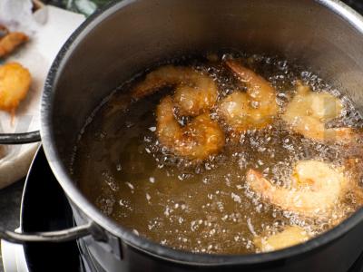 Krevetės medaus-ir-riešutų padaže Žingsnis 6