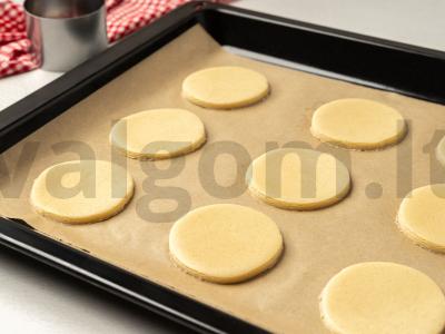 Sviestinis sausainis su šokoladu Žingsnis 3