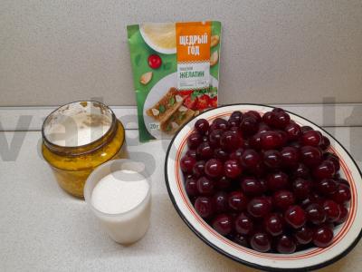 Kvapnus vyšnių džemas Žingsnis 1