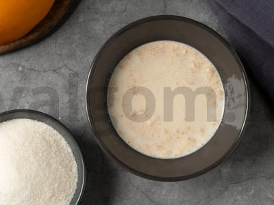 Melionų bandelės su matcha Žingsnis 6