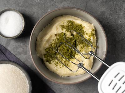 Melionų bandelės su matcha Žingsnis 9