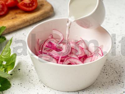Salotas „Rudens“ su baklažanais Žingsnis 4