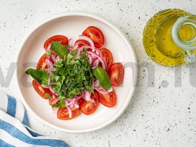 Salotas „Rudens“ su baklažanais Žingsnis 5