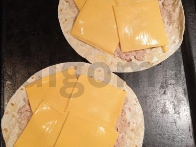 Tuno pyragas ant tortilijos Žingsnis 7