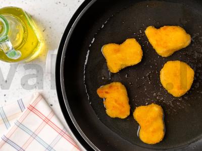 Ryžių, daržovių ir vištienos nagetų dubuo Žingsnis 2