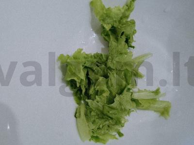 Vasaros salotos su daržovėmis ir žolelėmis Žingsnis 1