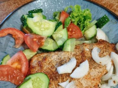 Vasaros salotos su daržovėmis ir žolelėmis Žingsnis 6