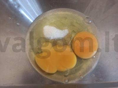 Keksiukai su uogiene arbatai Žingsnis 2