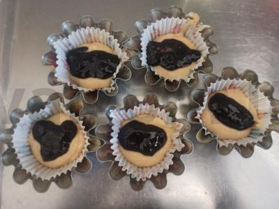 Keksiukai su uogiene arbatai Žingsnis 6