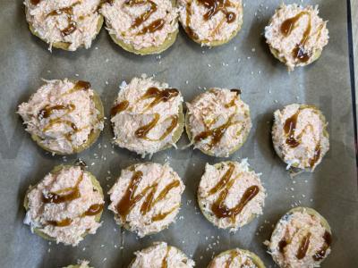 Patingėjęs sushi tartaletėse Žingsnis 7