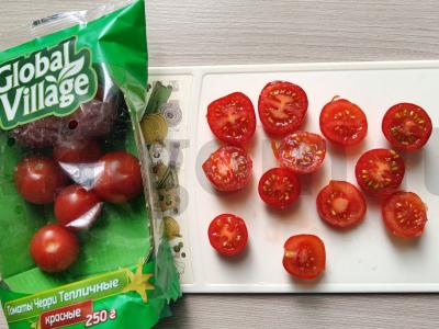 Varškės pica su vyšniniais pomidorais Žingsnis 6