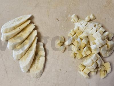 Bananų varškės keksiukai Žingsnis 3