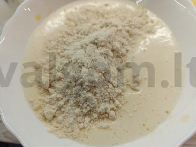 Kokosų miltų sausainiai su sviestu Žingsnis 4