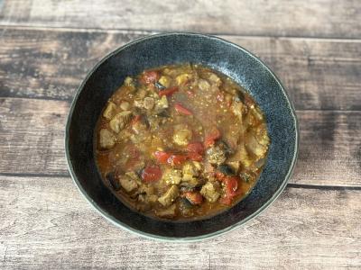 Kvapnus lagmanas su kiauliena ir daržovėmis Žingsnis 6