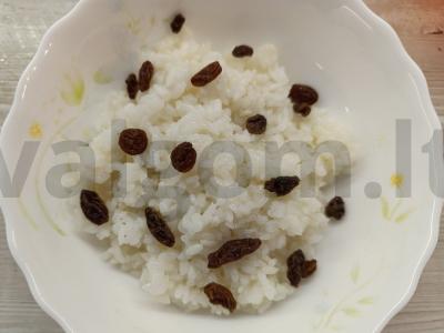 Kutiya su razinom ir medumi pagrindine nuotrauka