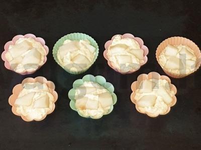 Varškės vaniliniai keksiukai su kriauše Žingsnis 4