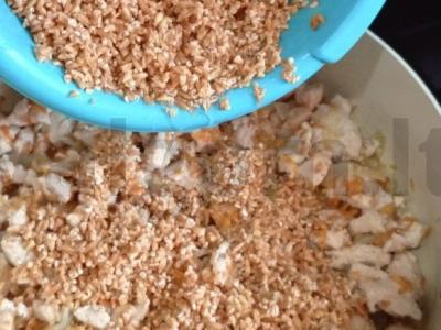 Kviečiai su kalakutiena ir daržovėmis Žingsnis 5