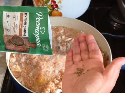 Kviečiai su kalakutiena ir daržovėmis Žingsnis 8