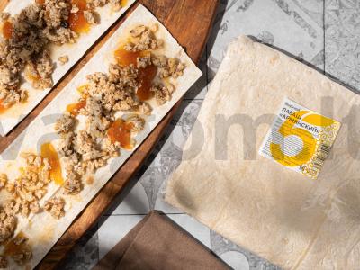 Tortilijos su uogiene ir riešutais Žingsnis 2