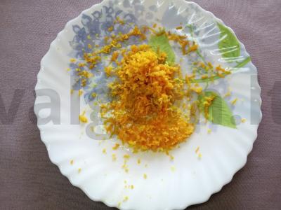 Biskvitas „Apelsininis“ Žingsnis 1