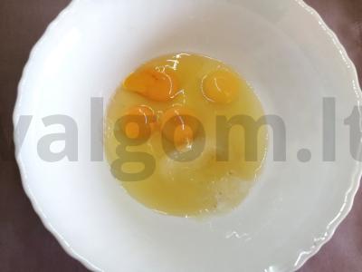 Biskvitas „Apelsininis“ Žingsnis 4