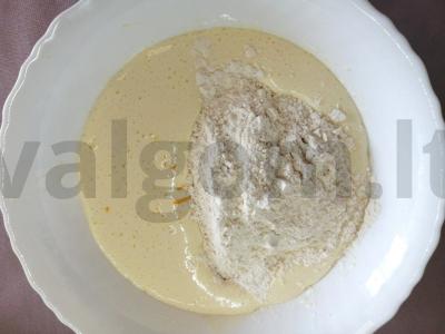 Biskvitas „Apelsininis“ Žingsnis 6