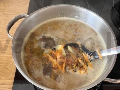 Lęšių sriuba su šonine Žingsnis 4