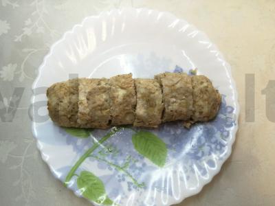 Varškės ritinys su bananais Žingsnis 7