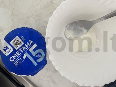 Sviestinis pyragas be kepimo Žingsnis 1