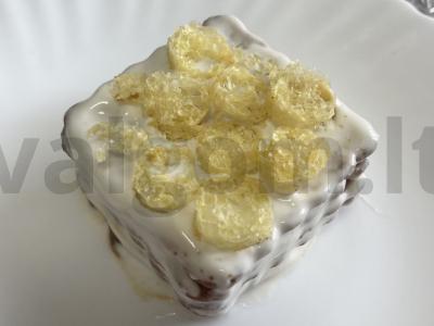 Sviestinis pyragas be kepimo pagrindine nuotrauka