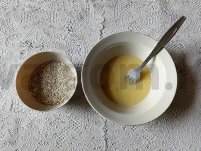 Avižų blynas su kefyru ir kiaušiniu Žingsnis 3