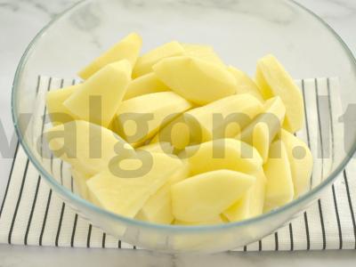 Kaimiškos bulvės ant pergamento orkaitėje Žingsnis 2