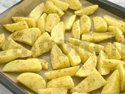 Kaimiškos bulvės ant pergamento orkaitėje Žingsnis 5