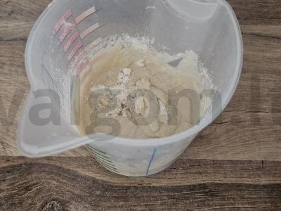 Blynai su pieniniu šokoladu Žingsnis 1