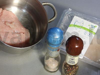 Vištienos kyufta-bozbash su avinžirniais Žingsnis 2