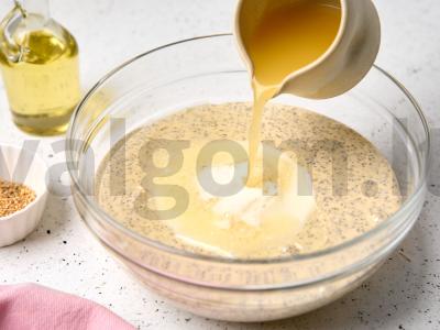 Apelsinų keksas su aguonomis Žingsnis 3