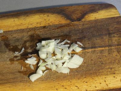 Bri sūris su kumpio faršu filo tešloje Žingsnis 2