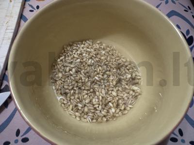 Sūris su jautiena, daržovėmis ir perlinėmis kruopomis Žingsnis 4