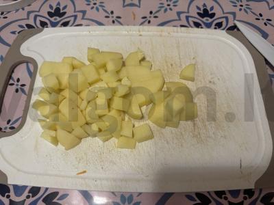 Sūris su jautiena, daržovėmis ir perlinėmis kruopomis Žingsnis 5