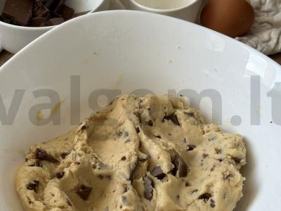 Šokoladinis sausainis prie arbatos Žingsnis 3