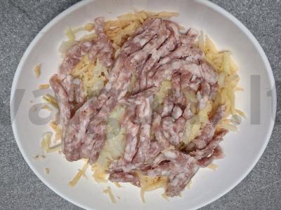 Bulvių vafliai su naminiu faršu Žingsnis 3