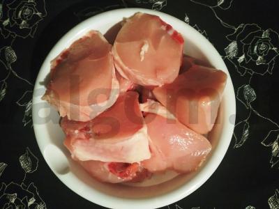 Vištienos šašlykas ant alaus Žingsnis 1