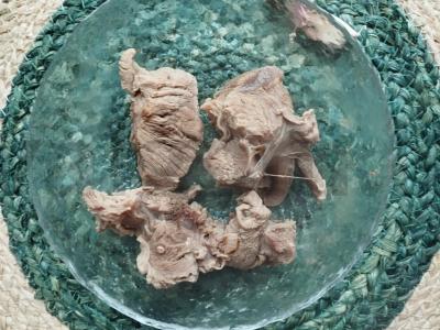 Žiedinės kopūstų sriuba su jautiena ir česnaku Žingsnis 5