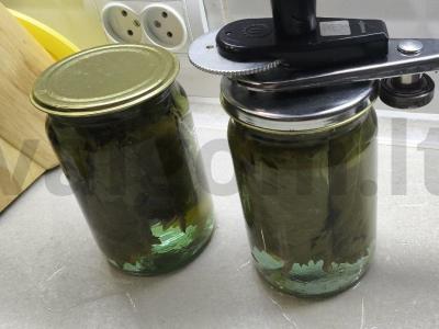 Marinuoti vynuogių lapai dolmai Žingsnis 7